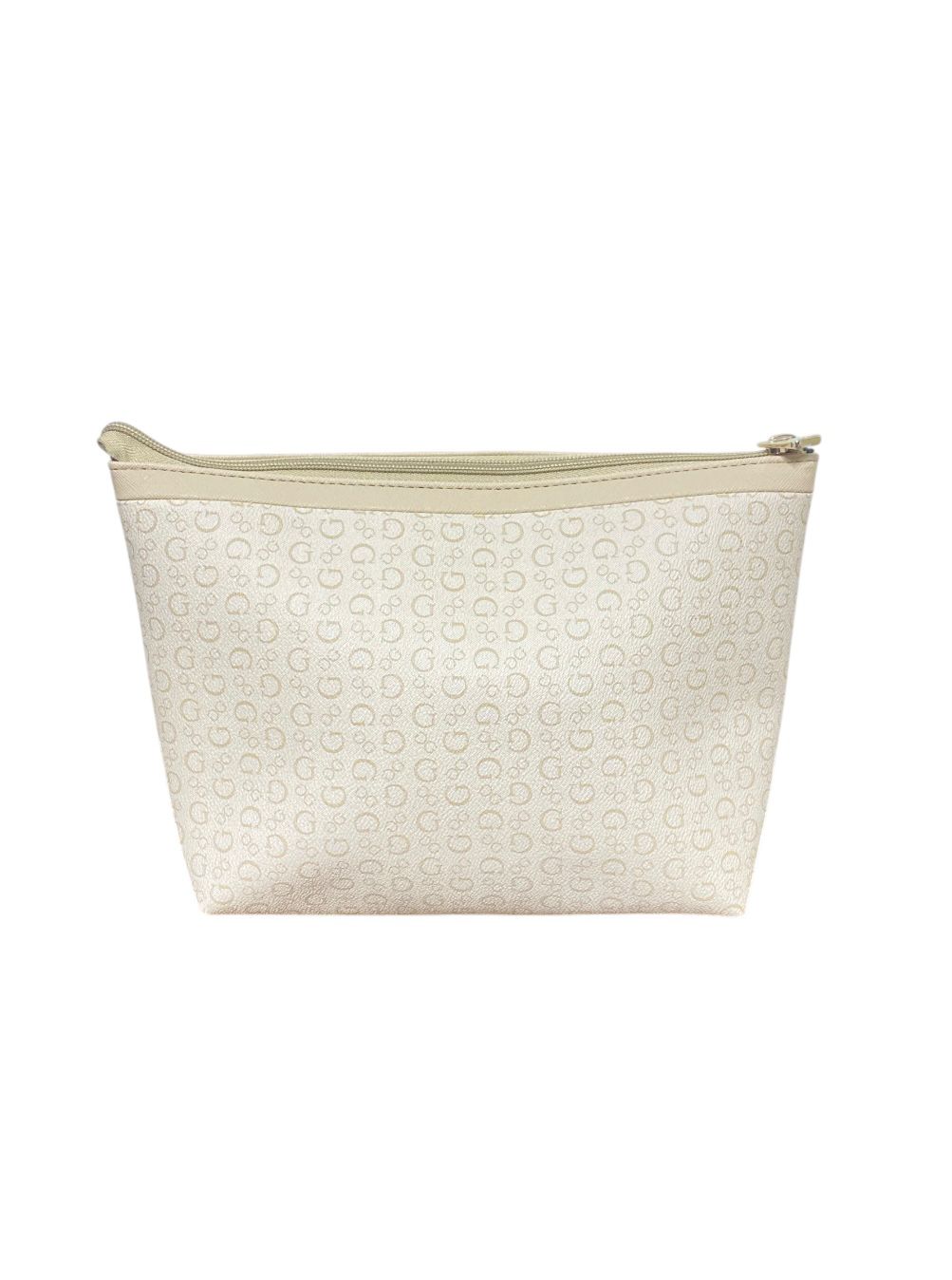 Cosmetiquera Guess Beige con Logo | Neceser Elegante Compacto