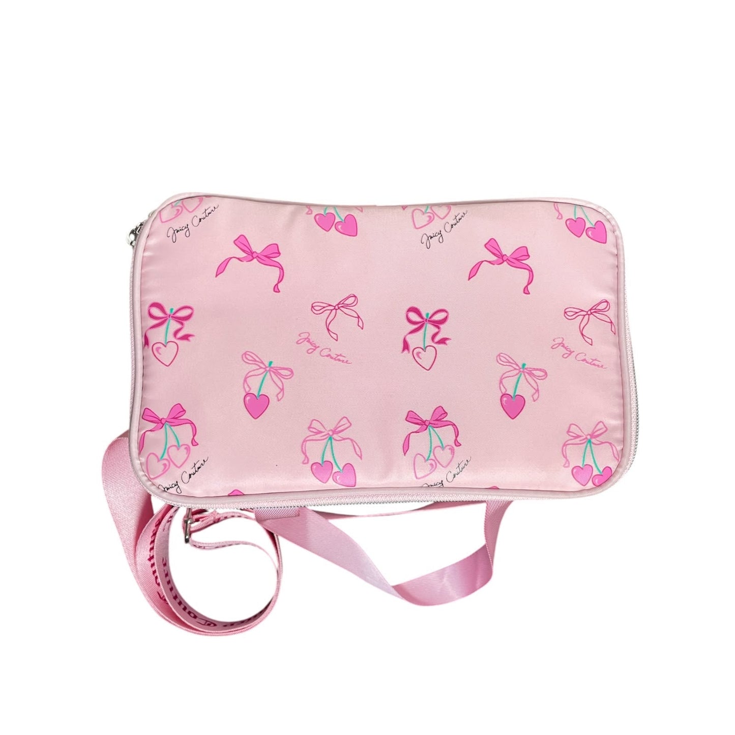 Hielera Térmica Juicy Couture Rosa Moños y Corazones