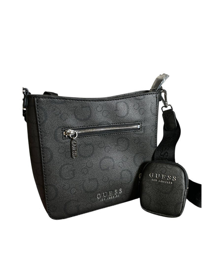 Crossbody GUESS con Monograma y Mini Pouch