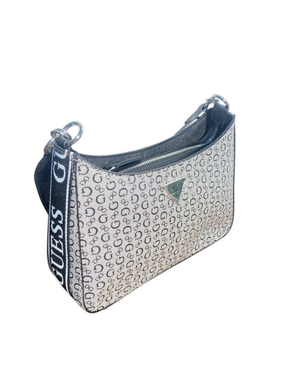 Bolso GUESS – Monograma en Gris y Negro