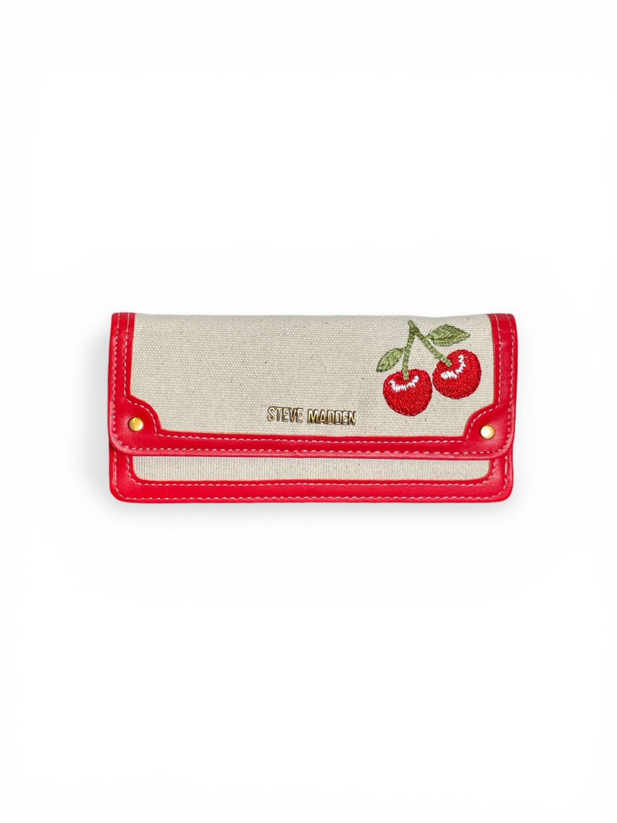 Cartera Steve Madden Bordado de Cerezas – Diseño Chic y Funcional