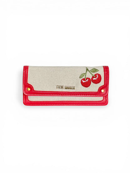 Cartera Steve Madden Bordado de Cerezas – Diseño Chic y Funcional