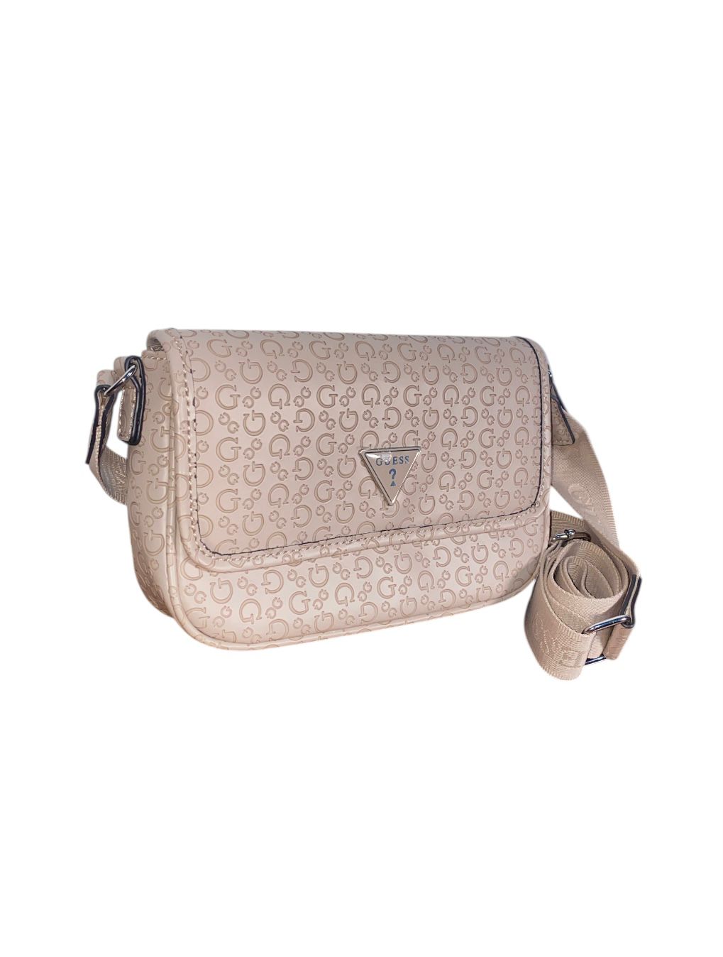 Bolso Crossbody GUESS Monogram – Elegancia y Estilo Diario
