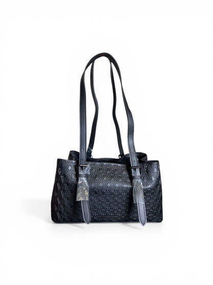 Bolso ALDO Icon Negro con Relieve Geométrico
