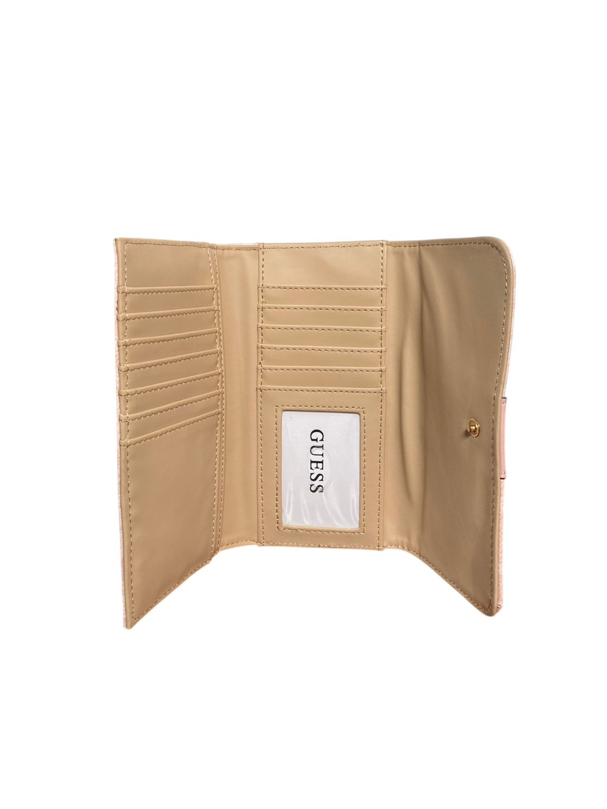 Cartera Guess Rosa con Monograma – Elegancia y Organización