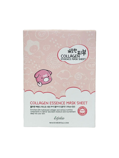 Mascarilla de Colágeno Coreano Esfolio | Hidratación Profunda & Piel Radiante