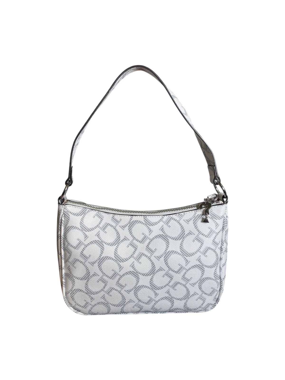 Bolso de Hombro Guess Monograma Blanco