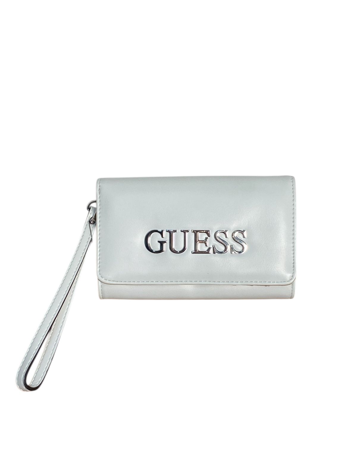 Cartera Clutch GUESS con Asa de Muñeca – Elegancia y Libertad