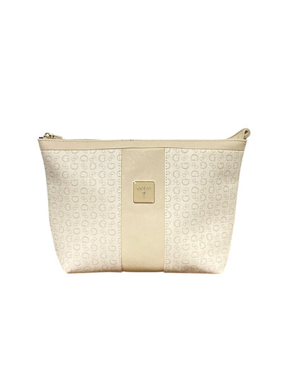 Cosmetiquera Guess Beige con Logo | Neceser Elegante Compacto