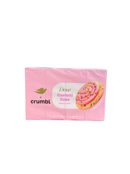 Dove x Crumbl Beauty Bar – Jabón Corporal Edición Limitada (Pack 4 pzas)