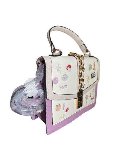 Bolso ALDO Estampado – Lila y Blanco