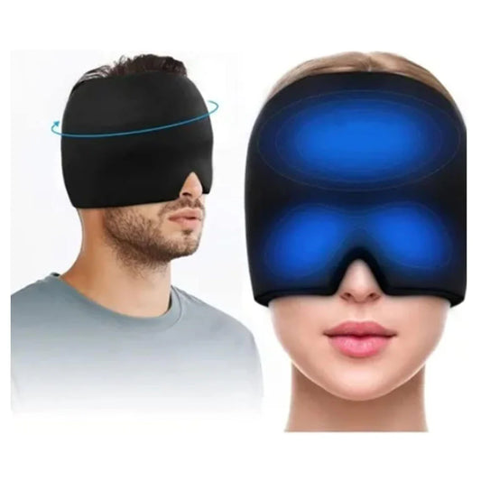 Gorro de compresión frio caliente para aliviar migrañas