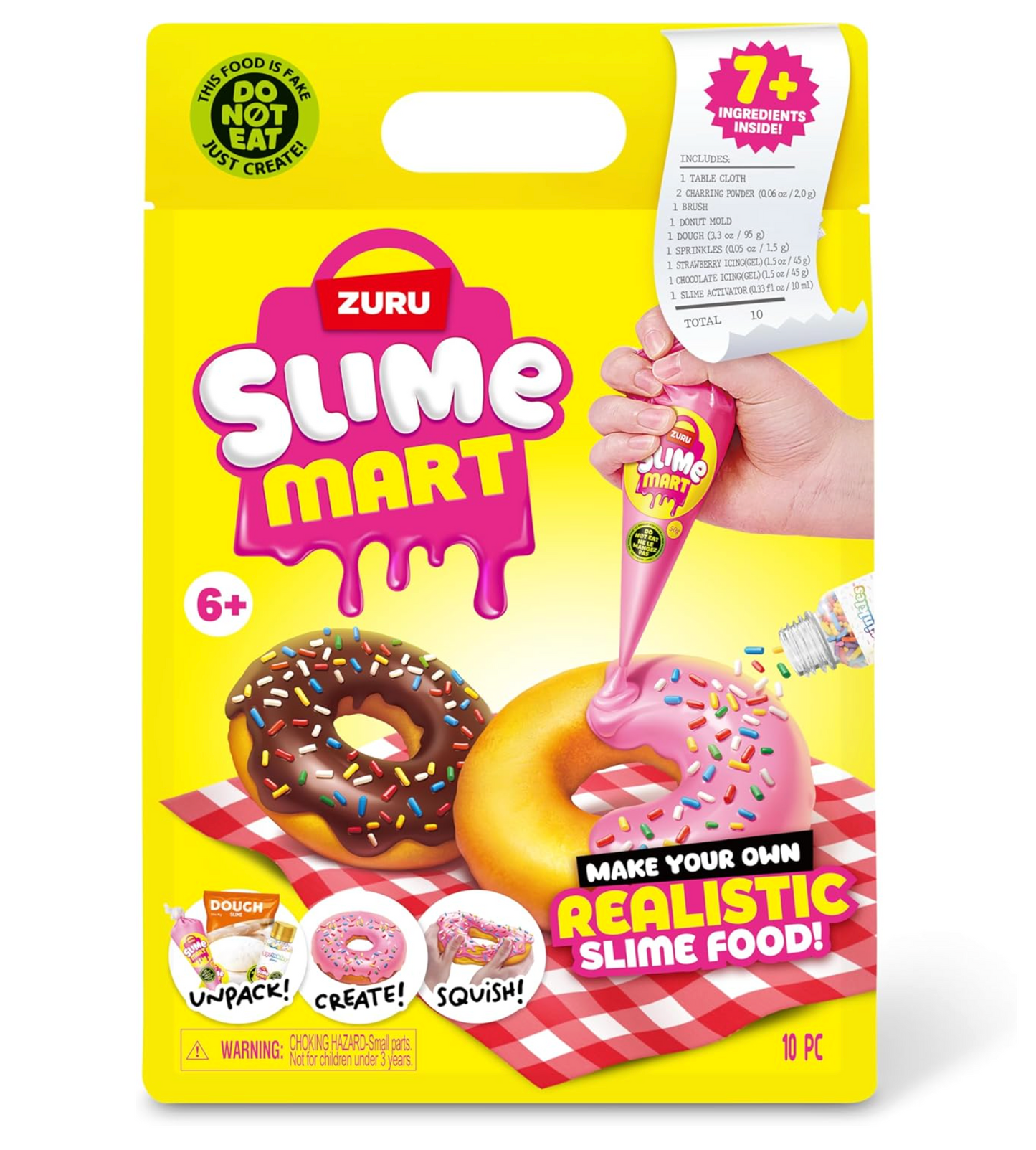 Kit Slime Mart Zuru | Comida Realista