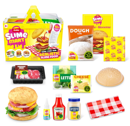 Kit Slime Mart Zuru - Canasta de Comida Realista ¡Crea tu Platillo Favorito!