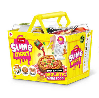 Kit Slime Mart Zuru - Canasta de Comida Realista ¡Crea tu Platillo Favorito!