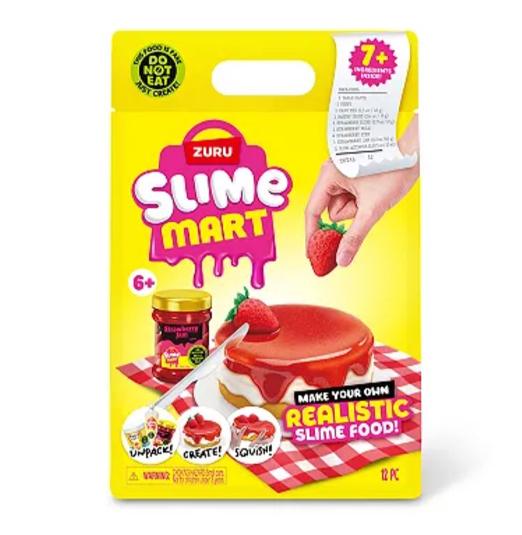 Kit Slime Mart Zuru | Comida Realista