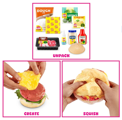 Kit Slime Mart Zuru - Canasta de Comida Realista ¡Crea tu Platillo Favorito!