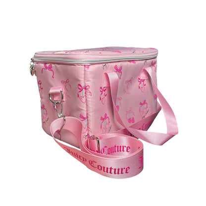 Hielera Térmica Juicy Couture Rosa Moños y Corazones