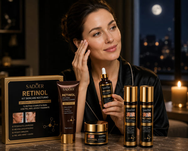 Kit skincare nocturno SADOER retinol