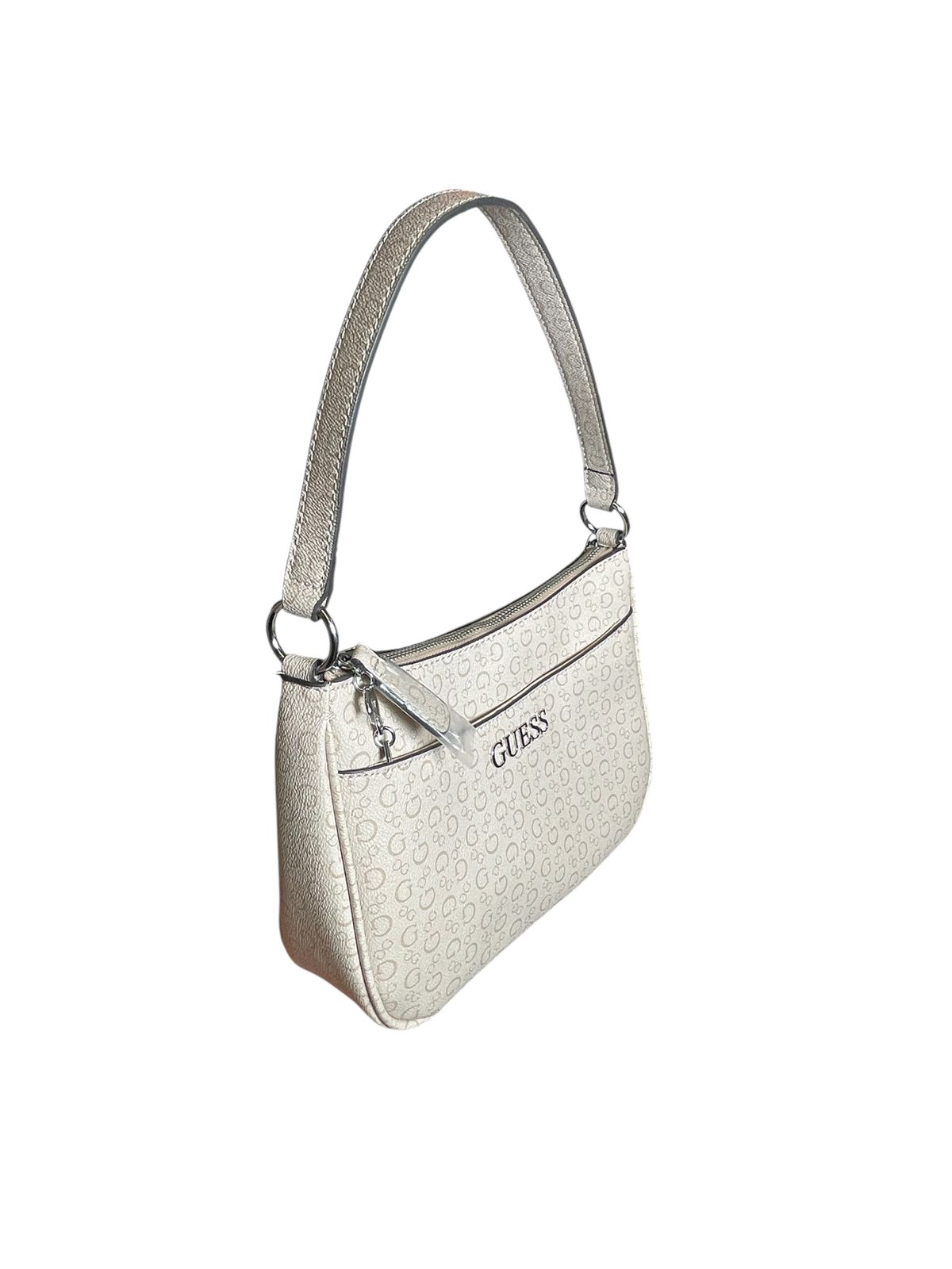 Bolso Guess Cream Monogram – Elegancia Minimalista 2 en 1