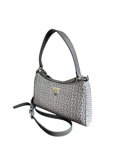 Bolso Guess Gris Monogram – Estilo Versátil 2 en 1