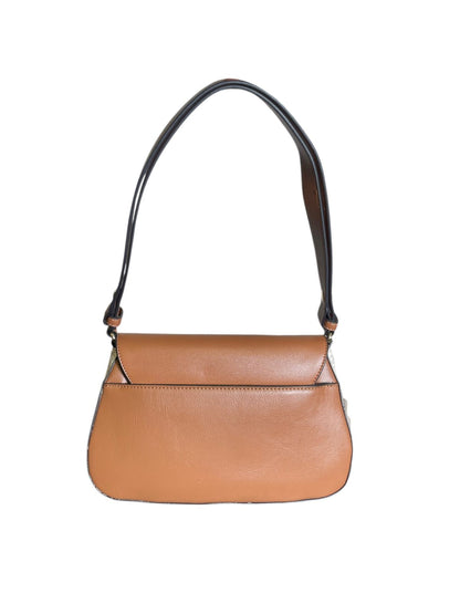 Bolsa de Hombro Calvin Klein Camel con Monograma