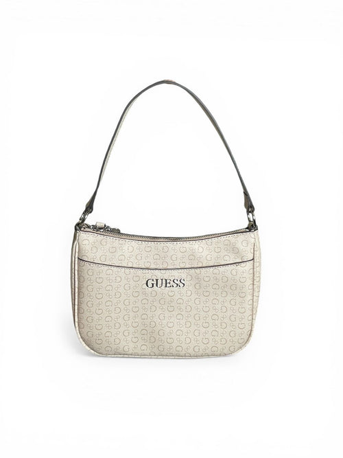 Bolso Guess Cream Monogram – Elegancia Minimalista 2 en 1