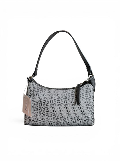 Bolso Guess Gris Monogram – Estilo Versátil 2 en 1